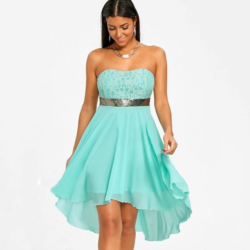 casual strapless dress